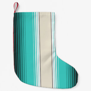 Navajo White, Türkis Orange mexikanische Blanket S Kleiner Weihnachtsstrumpf