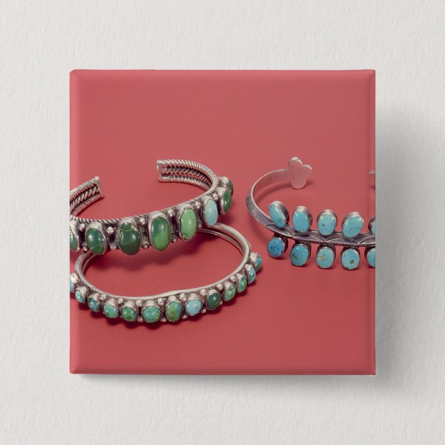 Navajoarmbänder Button (Vorderseite)