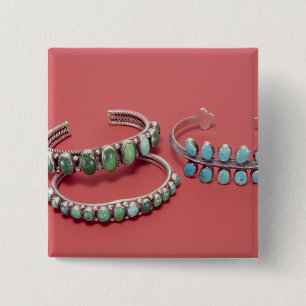 Navajoarmbänder Button