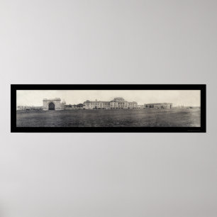Naval Academy Gebäude Foto 1909 Poster