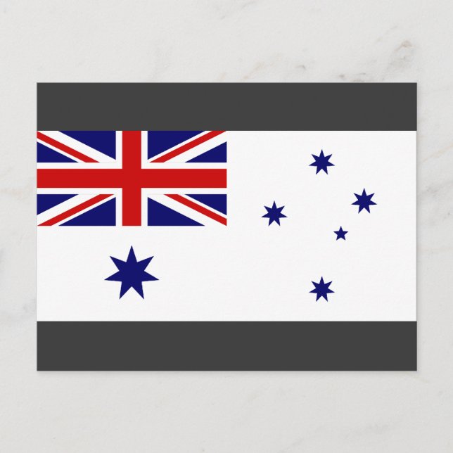 Naval Ensign Australia, Australien Postkarte (Vorderseite)