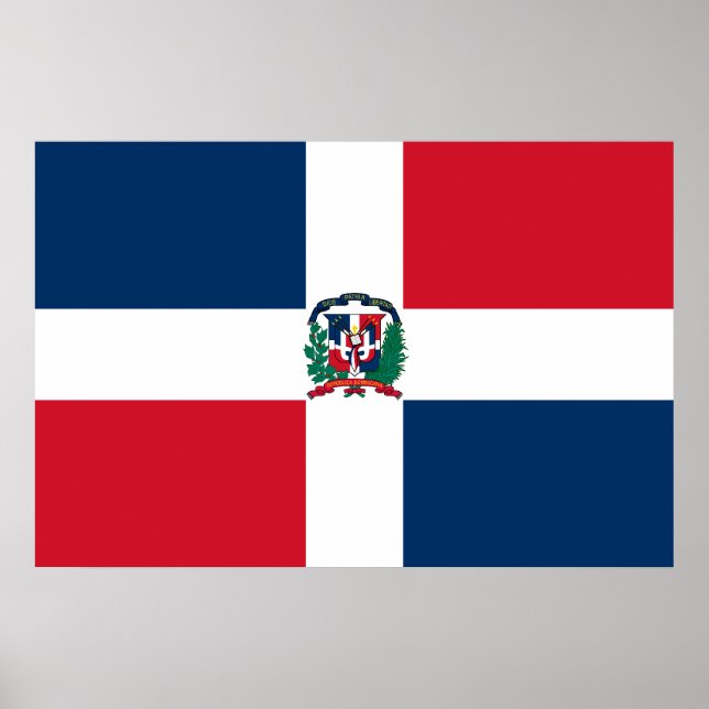 Naval Ensign der Dominikanischen Republik, Dominic Poster (Vorne)