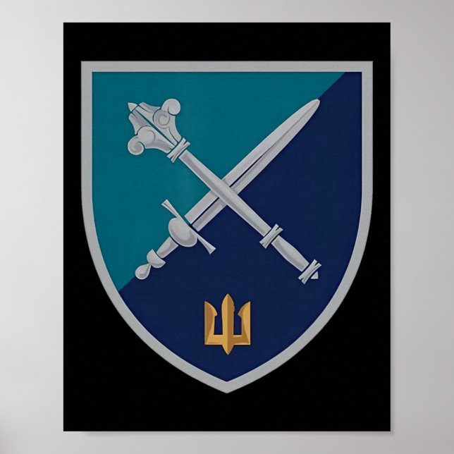 Naval Infantry Corps Command (ukraine) Ukrainian M Poster (Vorne)