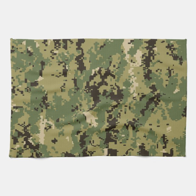 Naval Woodland Camouflage Geschirrtuch (Horizontal)