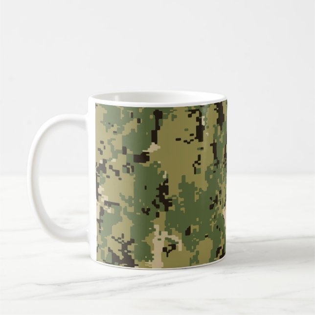 Naval Woodland Camouflage Kaffeetasse (Links)