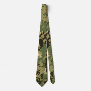Naval Woodland Camouflage Krawatte