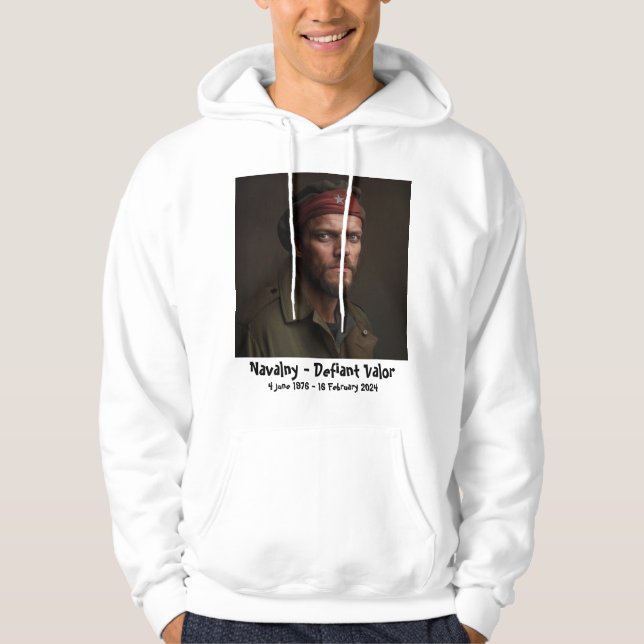 Navalny - Defiant Valor Hoodie (Vorderseite)