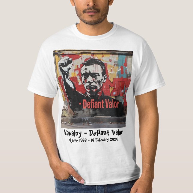 Navalny - Defiant Valor T-Shirt (Vorderseite)