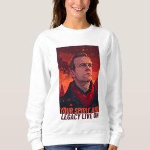 Navalny, dein Vermächtnis und dein Geist leben wei Sweatshirt