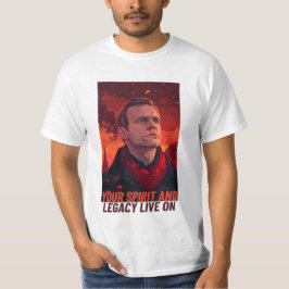 Navalny, dein Vermächtnis und dein Geist leben wei T-Shirt