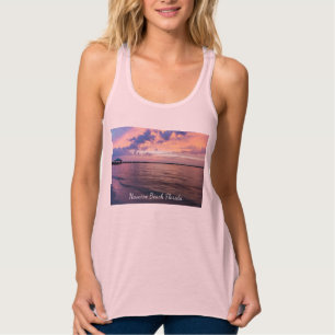 Navarra Beach Magic Hour Lila Sunset Tank Top