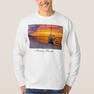 Navarra Florida Fire Sunset Long Sleeve Shirt