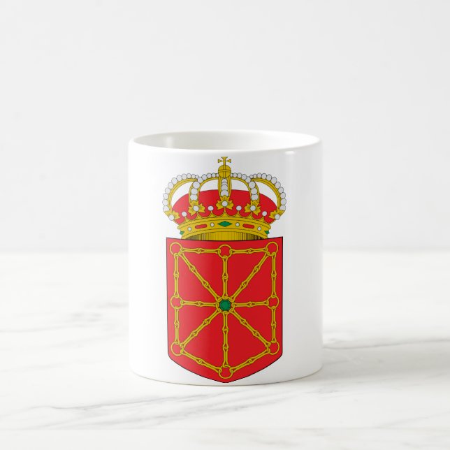 Navarra (Spanien) Wappen Kaffeetasse (Mittel)