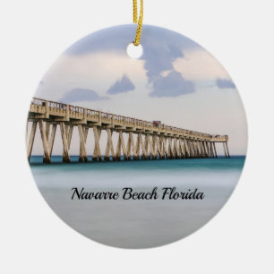 Navarre Beach Angelrutsche Ornament