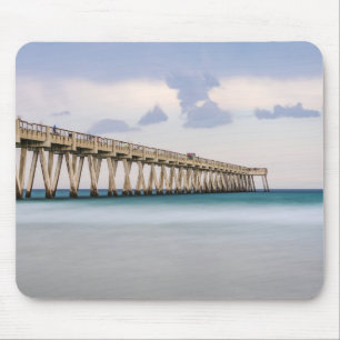 Navarre Beach Fishing Pier Mousepad