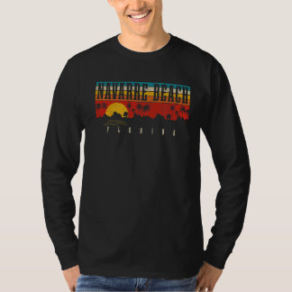 Navarre Beach Florida FL Vintage Sonnenuntergang R T-Shirt