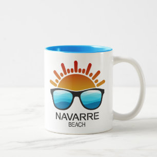 Navarre Beach Florida Sonnenbrille Zweifarbige Tasse