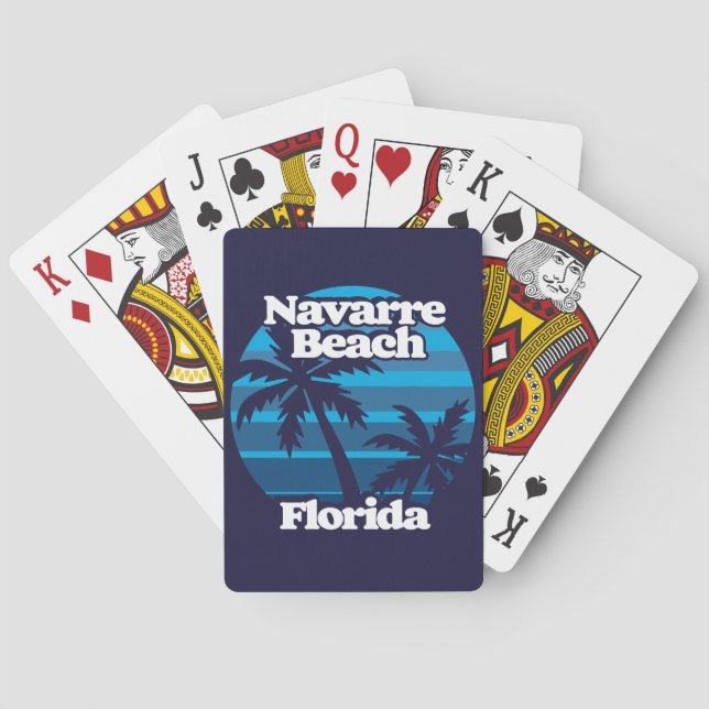 Navarre Beach Florida Spielkarten (Rückseite)