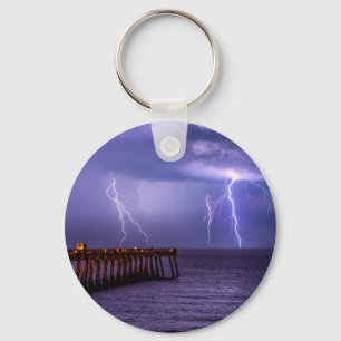 Navarre Florida Lightning Storm Schlüsselanhänger