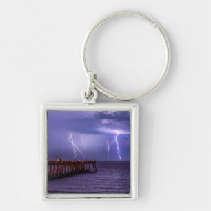 Navarre Florida Lightning Storm Schlüsselanhänger
