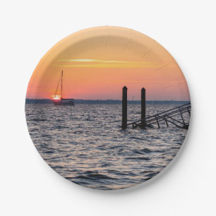 Navarre Florida Santa Rosa Sunrise Pappteller