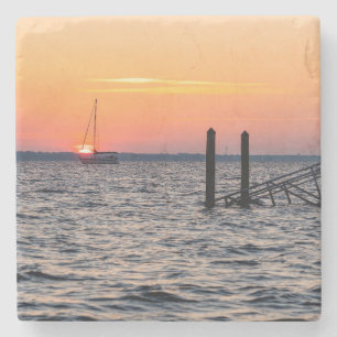 Navarre Florida Santa Rosa Sunrise Steinuntersetzer