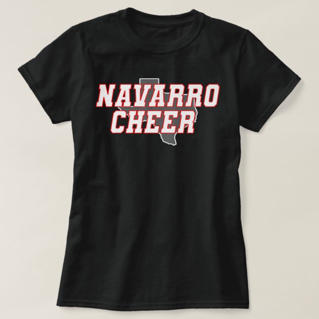 Navarro Cheer Texas Logo Premium TShirt (Design vorne)