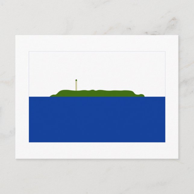 Navassa Island Flag Postkarte (Vorderseite)