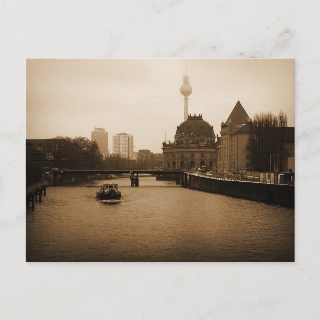 Navegando el Spree Postkarte (Vorderseite)