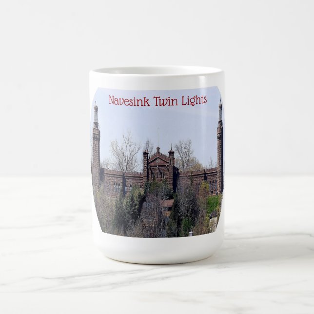 Navesink Doppellicht-Leuchtturm-Tasse Kaffeetasse (Mittel)