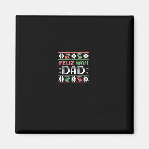 Navi Vater Navidad Funny Christmas Ugly Sweater Fa Magnet