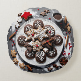 Navidad 1 - 001 rundes kissen