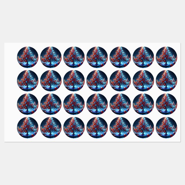 navidad 1 - 002 etiketten (Blatt)