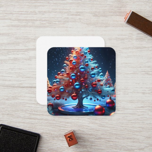 Navidad 1 - 002 treuekarte (Vorderseite/Rückseite Beispiel)