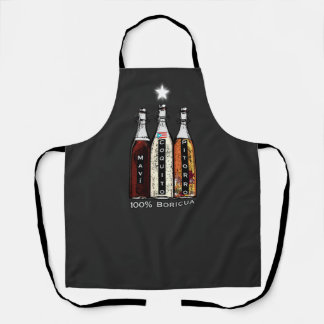 Navidad Boricua Puerto Rico Mavi Coquito Pitorro Schürze