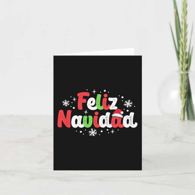 Navidad Matching Familie Spanisch Weihnachten Mexi Karte (Vorderseite)