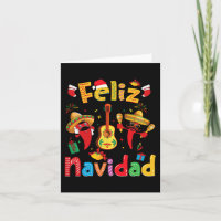 Navidad Mexican Fiesta Hot Pepper Guitar Xmas Teil