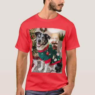 Navidad Perruna: Decorando con Estilo T-Shirt