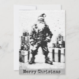 Navidad Punk (Santa gris). Karte