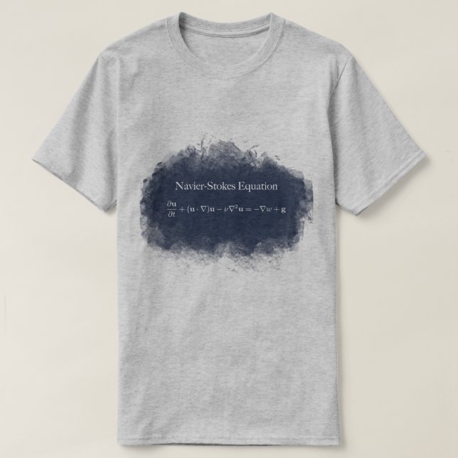 Navier schürt Gleichungs-Mathe-u. Wissenschafts-T T-Shirt (Design vorne)