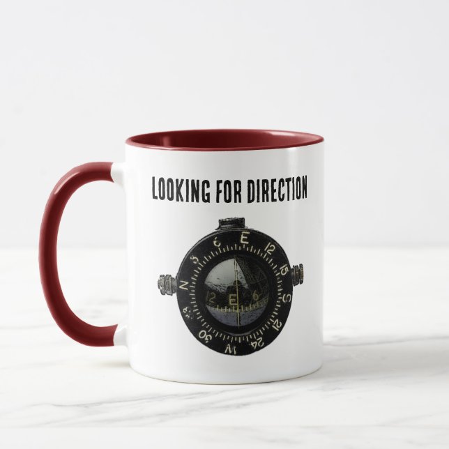 Navigation Adventure im militärischen Kompass Tasse (Links)