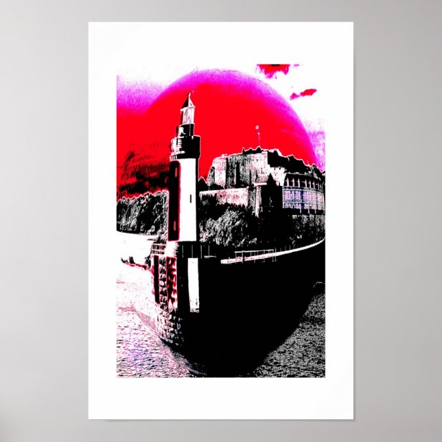 Navigation Light Art Poster (Vorne)