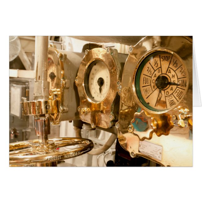 Navigational Gauges and Instruments on Submarine (Vorderseite (Horizontal))