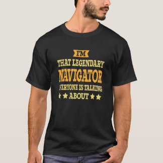 Navigator-Jobbezeichnung Mitarbeiter-Navigator T-Shirt