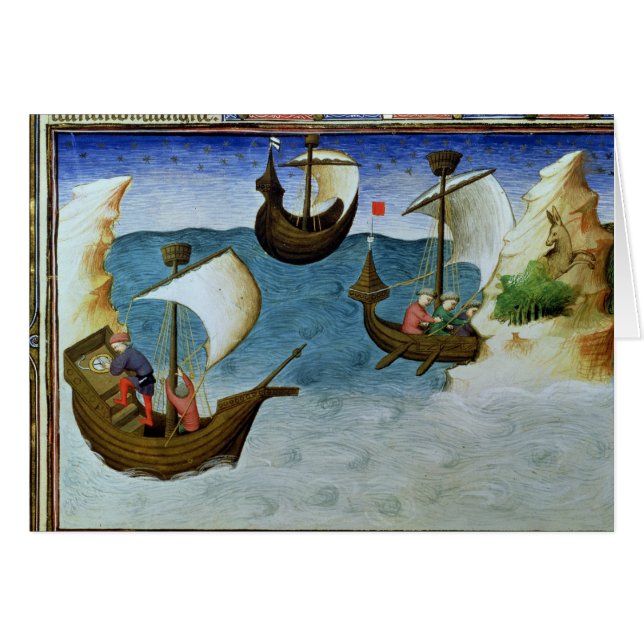 Navigatoren, die einen Astrolabe verwenden (Vorderseite (Horizontal))