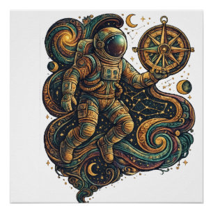 Navigiere durch die Sterne – Inspirierendes aus de Poster