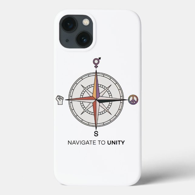 Navigieren Sie zu Unity Compass iPhone Case (Rückseite)