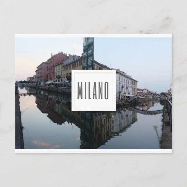 Navigli, Milán Postkarte (Vorderseite)