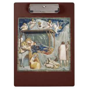 Navitity (Geburt Jesu Christi) (von Giotto) Klemmbrett