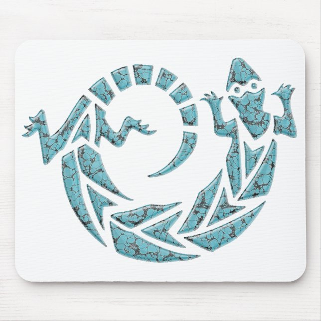 Navtive Amerian Eidechse Mousepad (Vorne)
